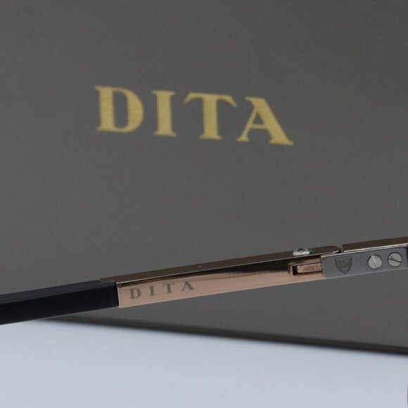 Dita MACH-ONE DRX 2030-L Aviator Sunglasses - Matte Black/Gold/Grey - Picture 8 of 11